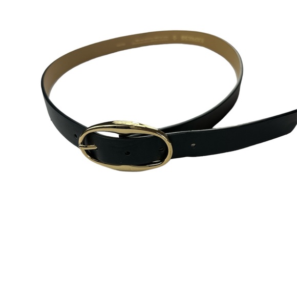 Express Synthetic Leather Belts Set of 2 Brown/Black Leather Size M - Picture 3 of 9